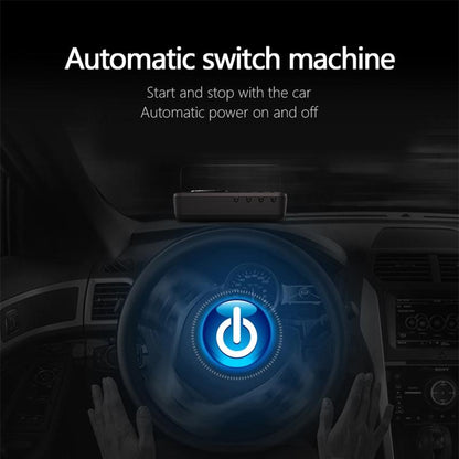 3.2 Inch Obd Hud Head Up Display For Car Engine Failure Water Temperature & Voltage Alarm