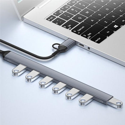 7-In-1 Usb Hub Usb 3.0 + 6X Usb 2.0 + Type-C