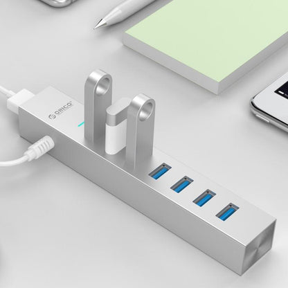7-Port Aluminum Usb 3.0 Hub