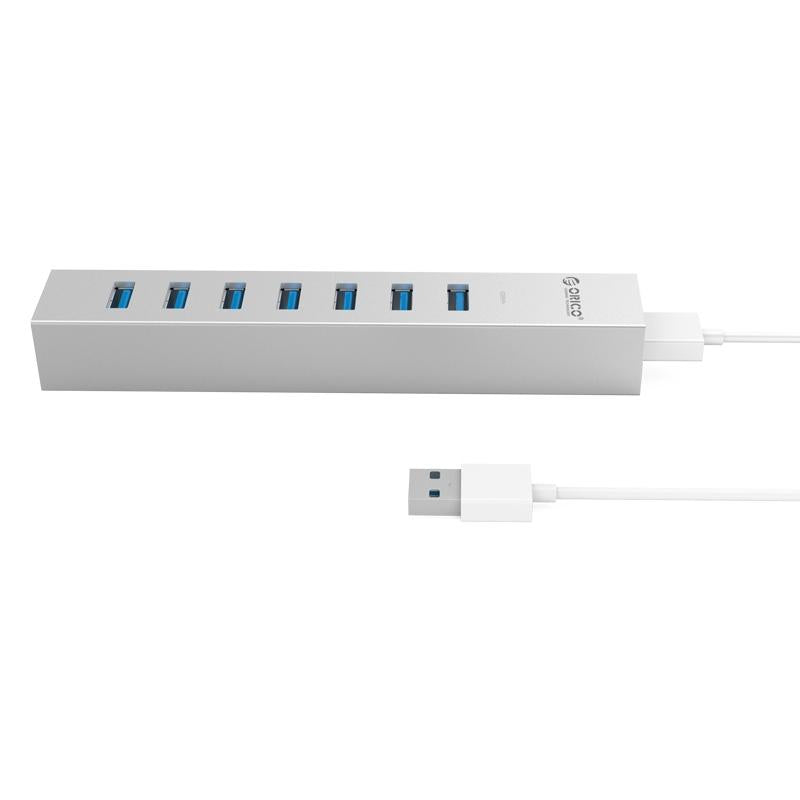 7-Port Aluminum Usb 3.0 Hub