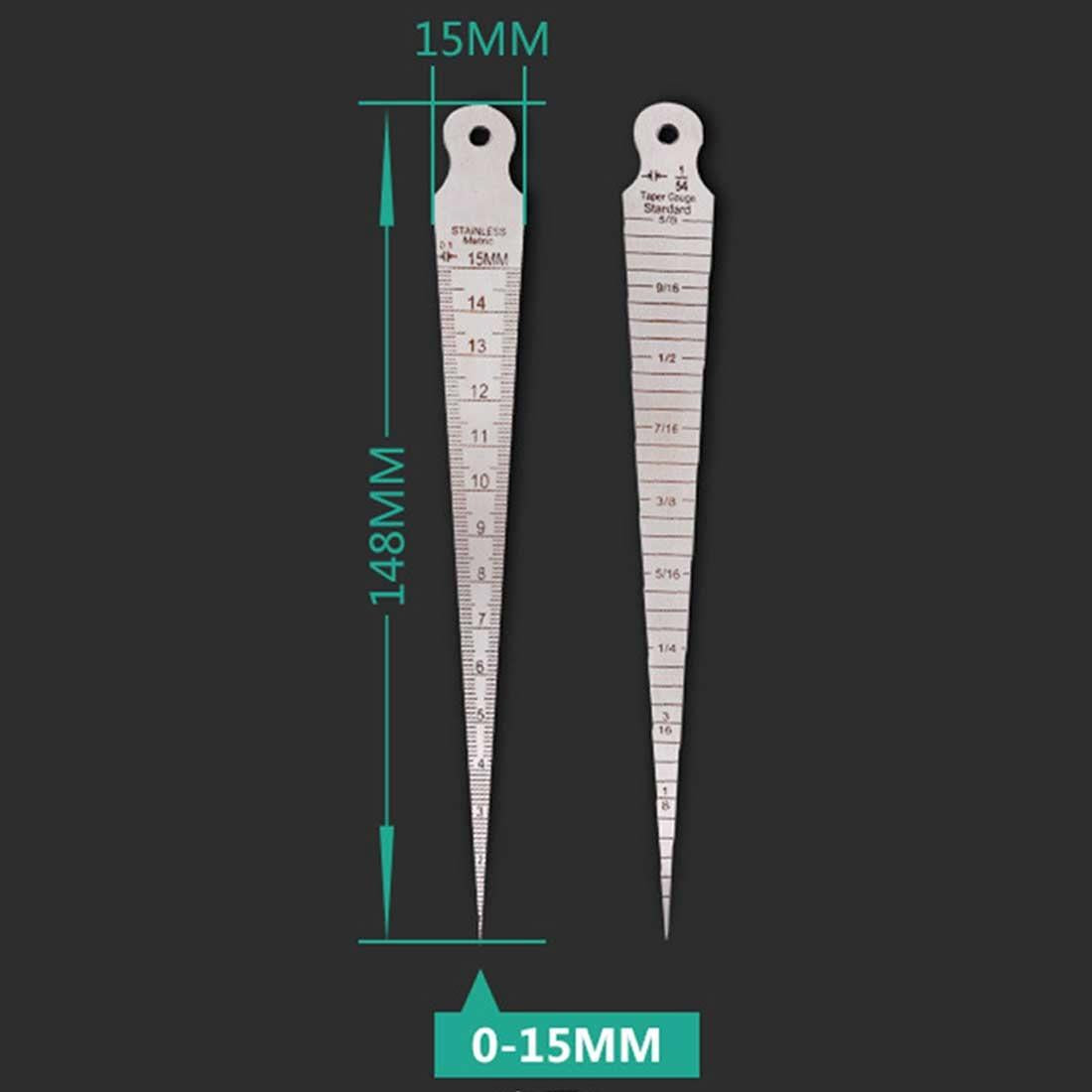 Stainless Steel Taper Gauge for Precise Measurement
