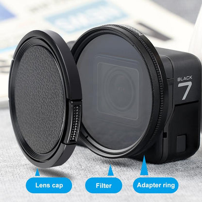 52mm Professional Filter Set for Gopro Hero 7 / 6 / 5 with Adapter and Lens Cap