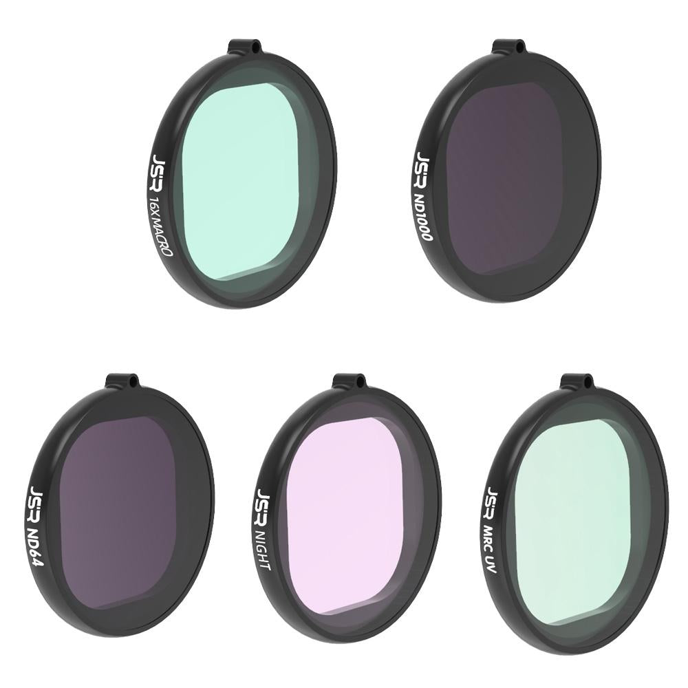 5-in-1 Round Housing Lens Filter for Gopro Hero8