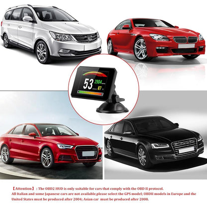 Car Hud Head Up Display Obd2 Code Eliminator