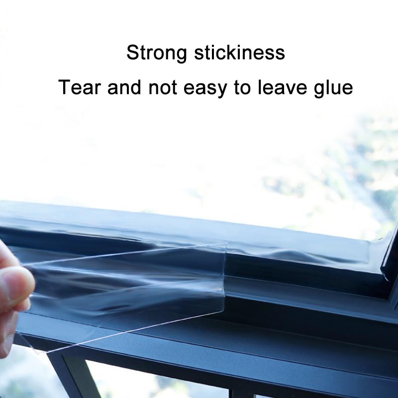15m Long Window Frame Gap Tape - 5cm Wide Plastic Steel