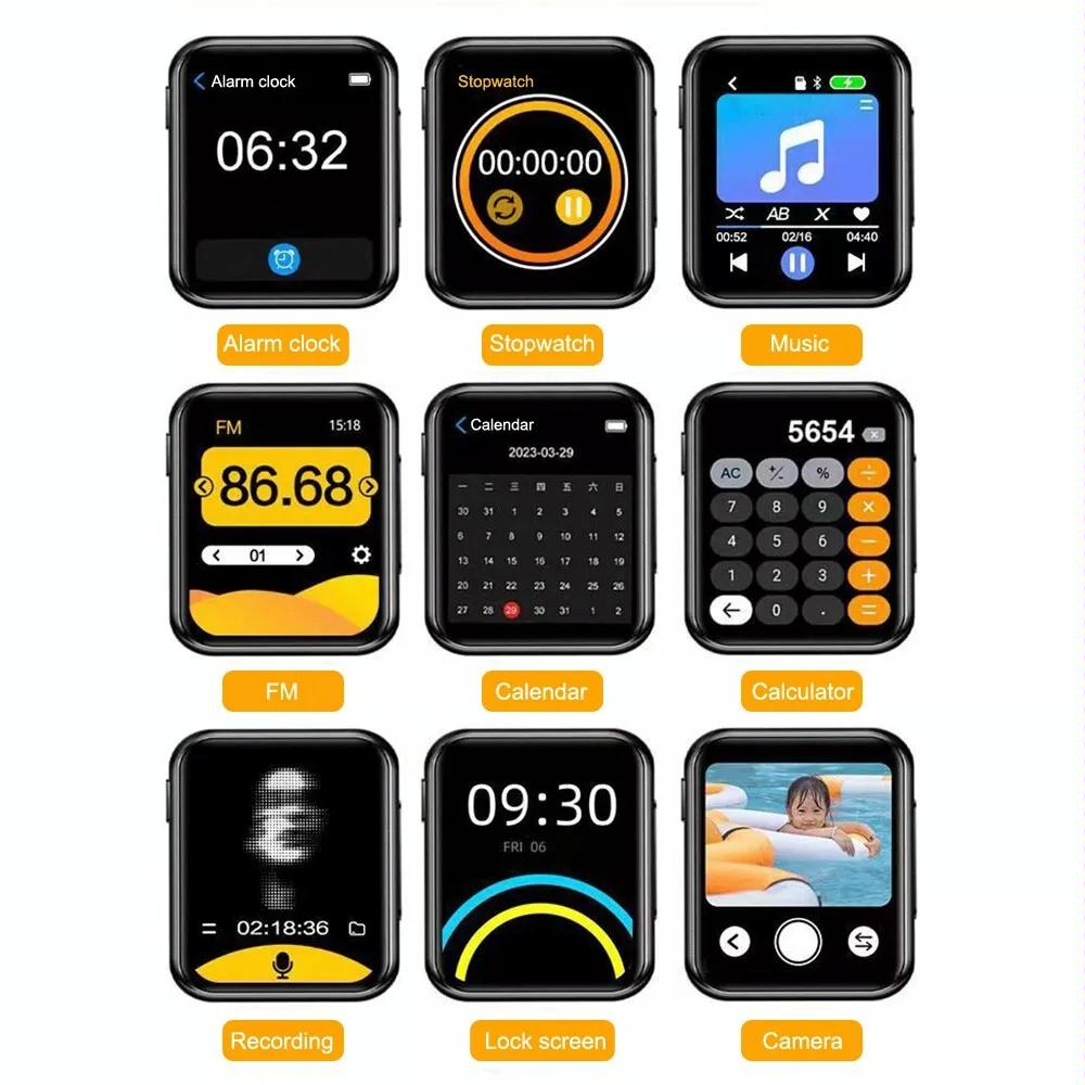 16Gb Mp3 Player With Fhd Camera & Bluetooth - 8Gb