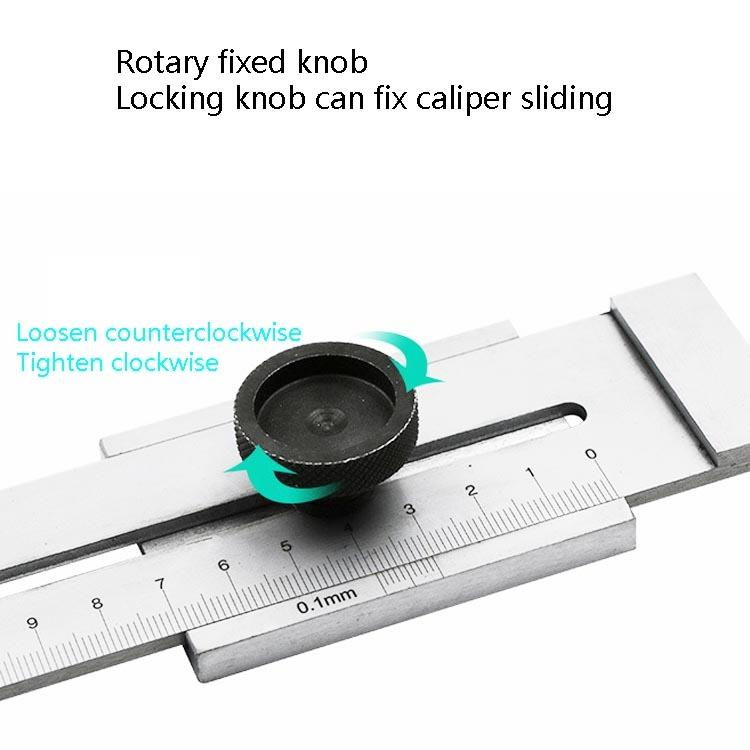 Portable Woodworking Scribing Ruler - 0-300mm