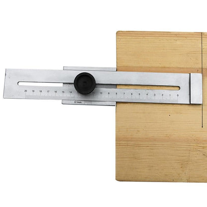 Portable Woodworking Scribing Ruler - 0-300mm