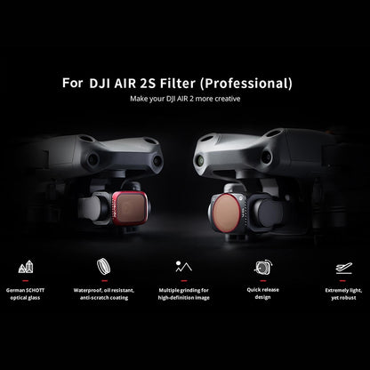 4-in-1 Ndpl Lens Filter Kit for Dji Air 2s