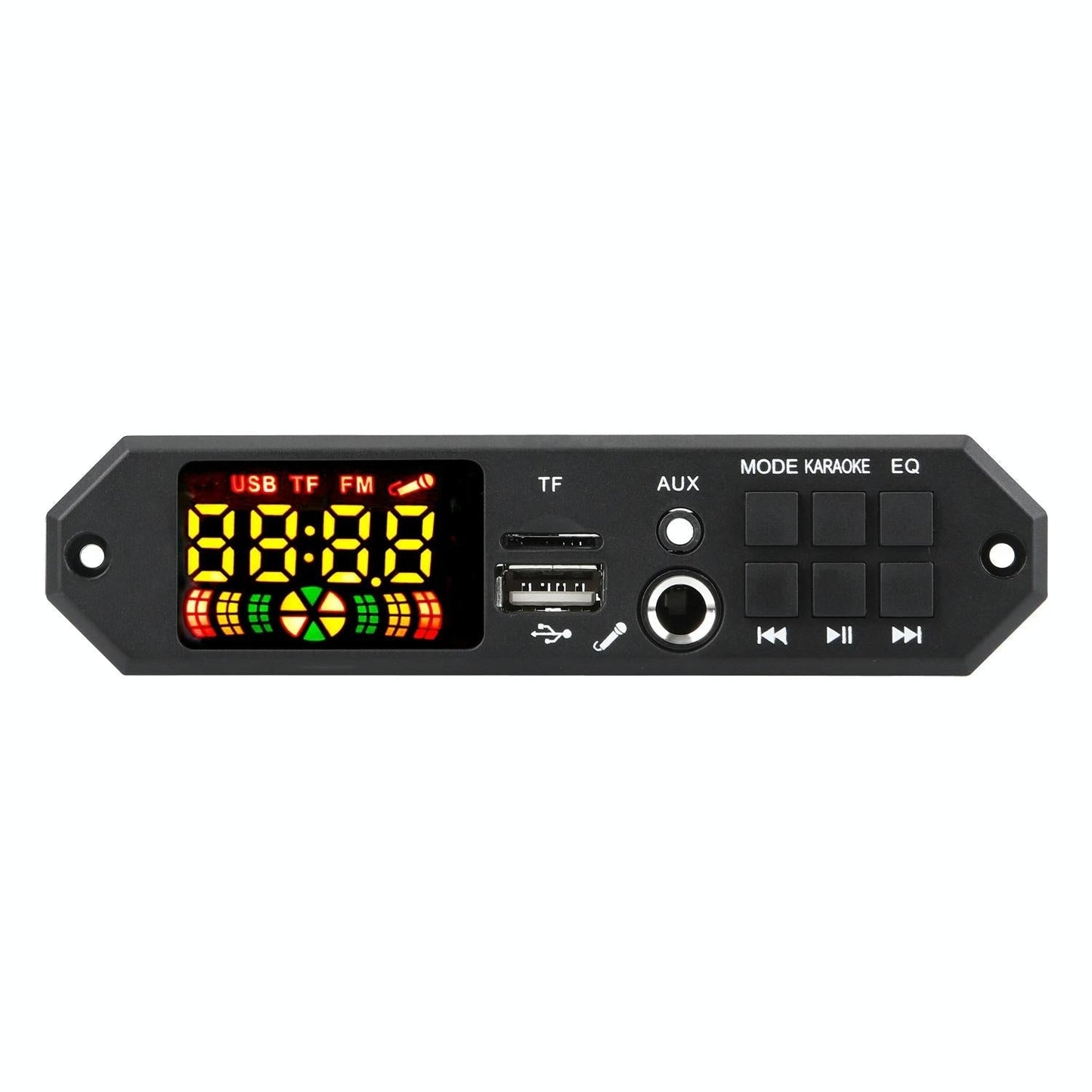 12V Bluetooth Mp3 Decoder Board W / 80W Power Amp & Colour Screen - Small Remote Control