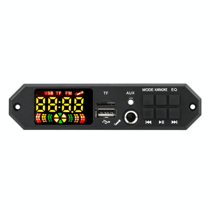 12V Bluetooth Mp3 Decoder Board W / 80W Power Amp & Colour Screen - Small Remote Control