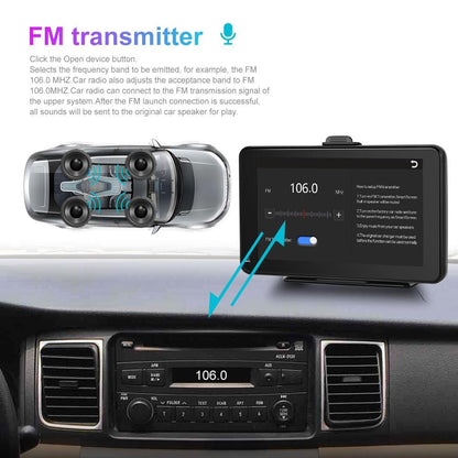 7 Inch Hd Smart Screen Carplay + Android Auto + Android - 64Gb