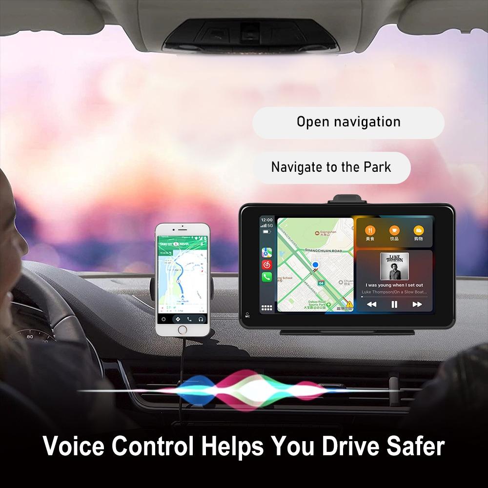 7 Inch Hd Smart Screen Carplay + Android Auto + Android - 64Gb
