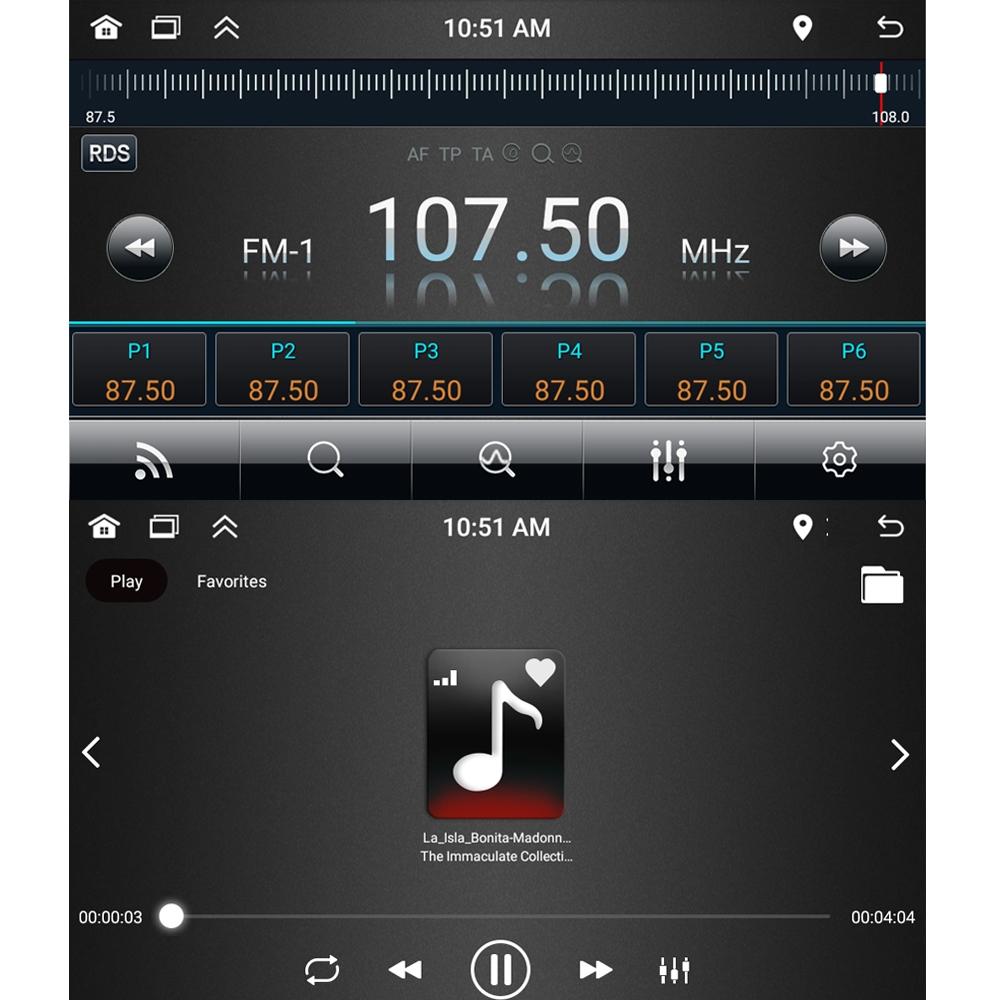 7 Inch Android Car Navigation System With Bluetooth Fm Radio 1 + 32G Memory - Fits Byd F3 - 2 + 64G