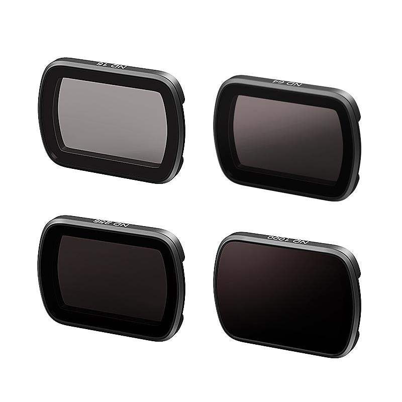Double-sided Coated Filters for Dji Pocket 3 with Protective Goggles and Cpl Style - Nd16+Nd64+Nd256+Nd1000