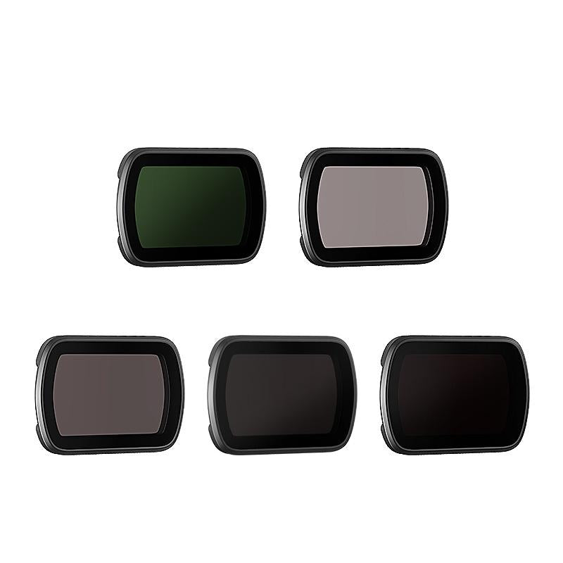 Double-sided Coated Filters for Dji Pocket 3 with Protective Goggles and Cpl Style - Nd16+Nd64+Nd256+Nd1000