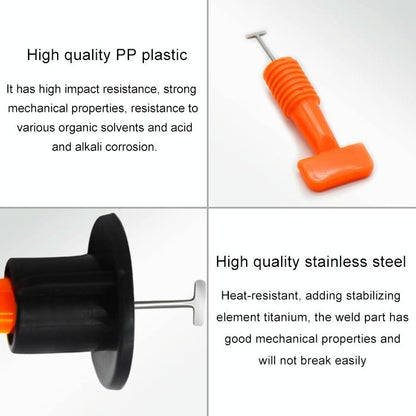 50-pack Tile Leveling Clips for Perfect Paving Alignment