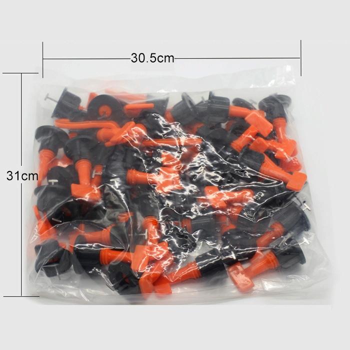 50-pack Tile Leveling Clips for Perfect Paving Alignment