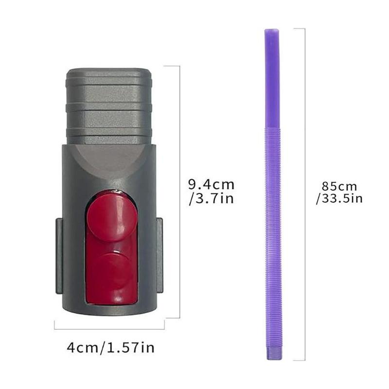 Vacuum Dryer Vent Cleaner Kit For Dyson V6 / Dc Cordless Gray - For Dyson V7 V8 V10 V11 V15 G5 Gray