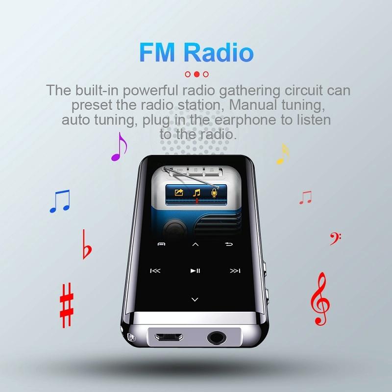 High Def Noise Reduction Mp4 Player 16Gb Bluetooth