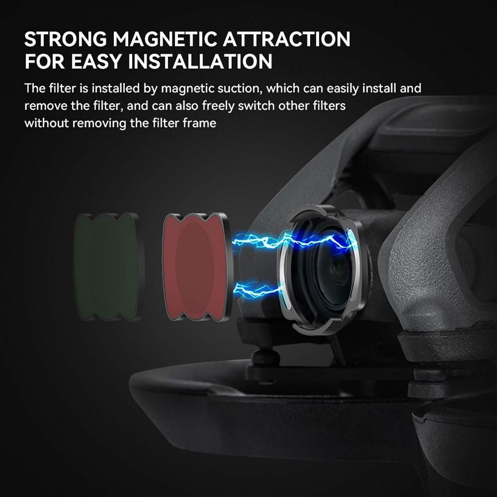 3-in-1 Magnetic Uv Cpl Filter for Dji Avata Drone - Nd8