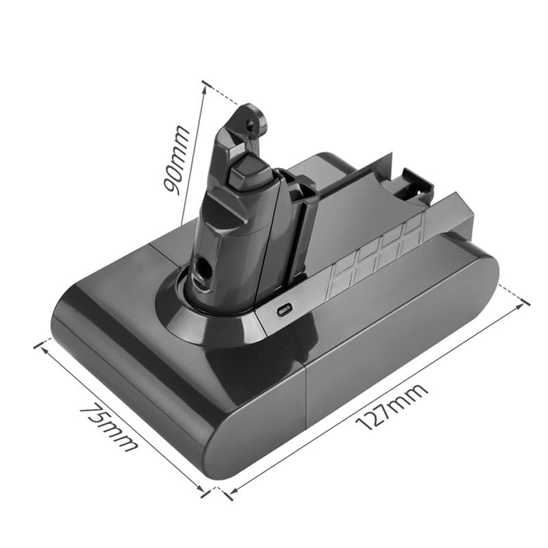 Extra Battery for Dyson V6 Handheld Vacuum - Replacement - 2.6Ah