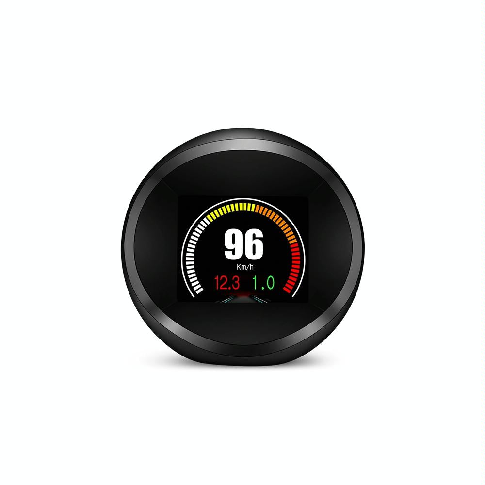 Car Hud Head Up Display Obd2 + Gps Mode Water Temp Speed Voltage Fuel Speed Alarm