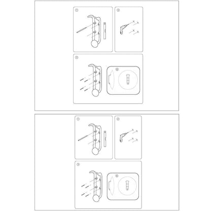 Wall-mounted Metal Bracket for b & o Beoplay A9 Bluetooth Speaker