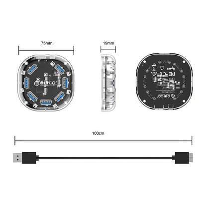 7-Port Transparent Usb3.0 Hub