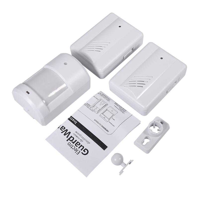 Wireless Infrared Doorbell Alarm For Home / Office - 2 Sensors