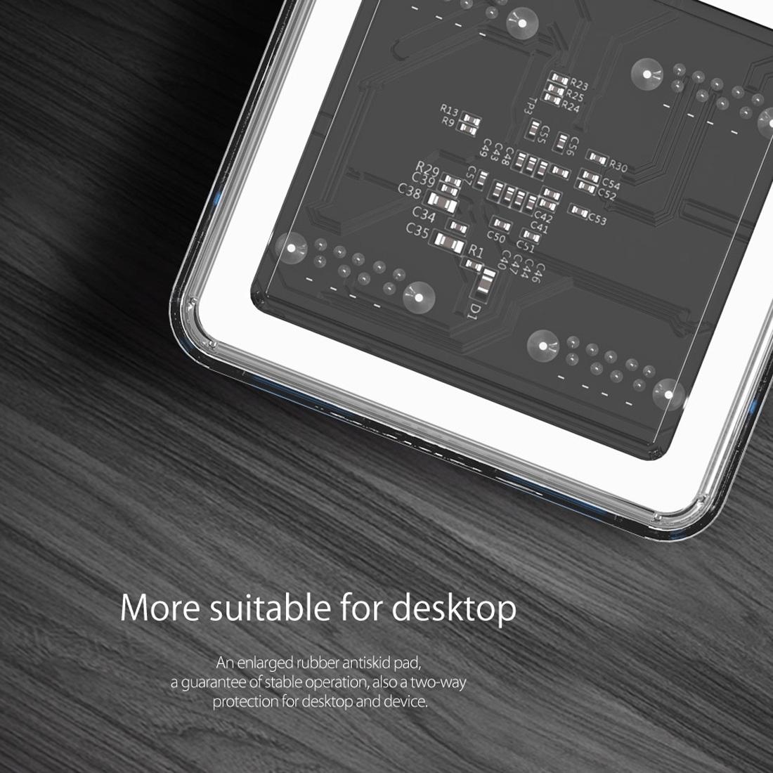 Transparent Usb 3.0 Desktop Hub + 30Cm Micro Usb Cable