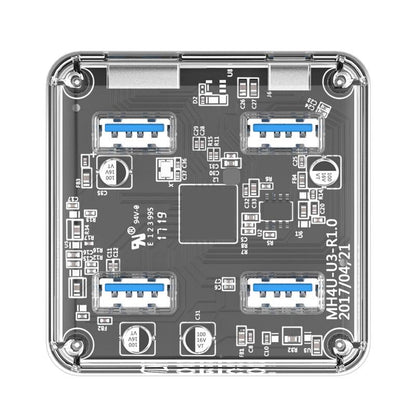 Transparent Usb 3.0 Desktop Hub + 30Cm Micro Usb Cable