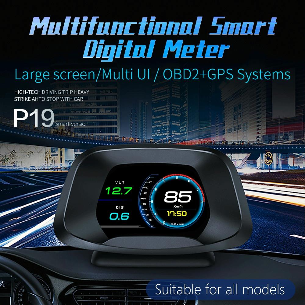 Car Hud Head Up Display Gps Speed Meter Obd2 Fault Code Eliminator