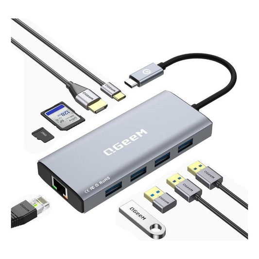 9-In-1 Usb-C Docking Station Hdmi Rj45 Pd Usb