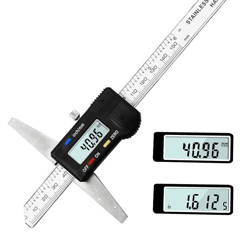 Digital Depth Gauge Caliper - 0-150mm Measurement