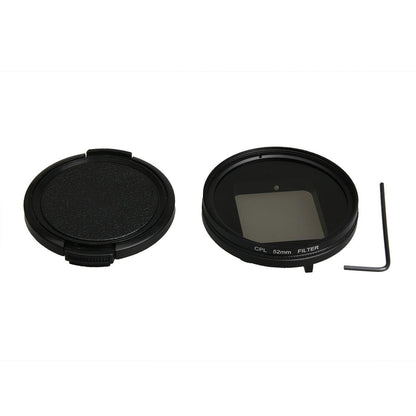 Professional 52mm Lens Filter Set for Gopro Hero5 with Protective Caps and Hex Spanner