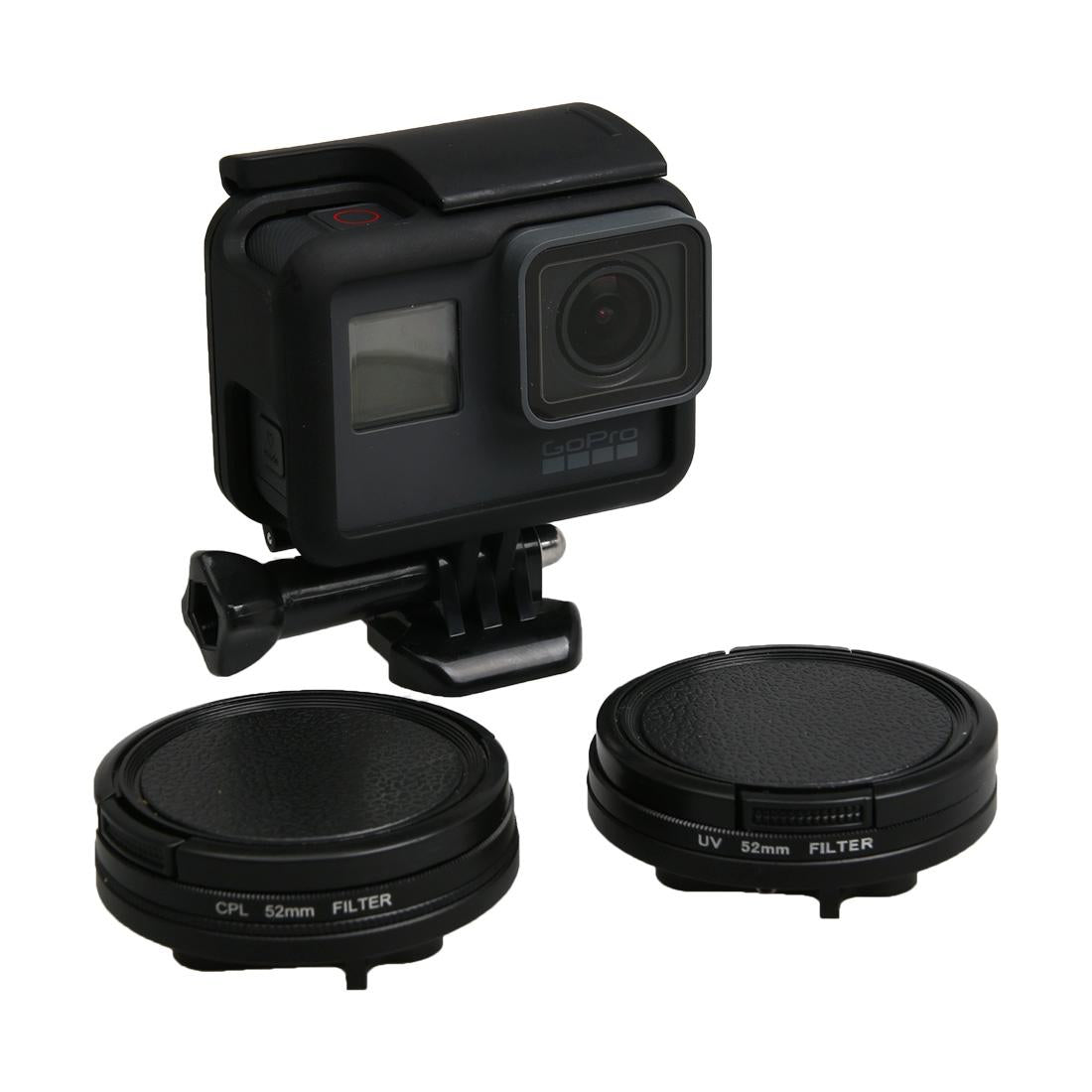 Professional 52mm Lens Filter Set for Gopro Hero5 with Protective Caps and Hex Spanner