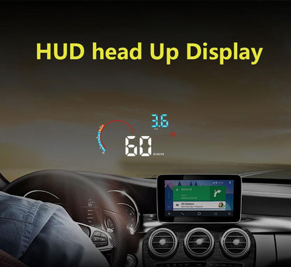 4 Inch Obd2+Gps Head Up Display Car Speed Revolving Speed Water Temp Battery Voltage Running Speed & Distance