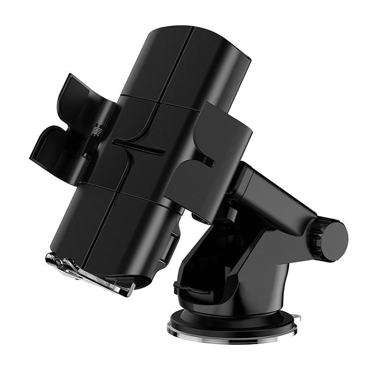 Wireless 10w Fast Charge Car Phone Holder with Voice Broadcast - Automatic