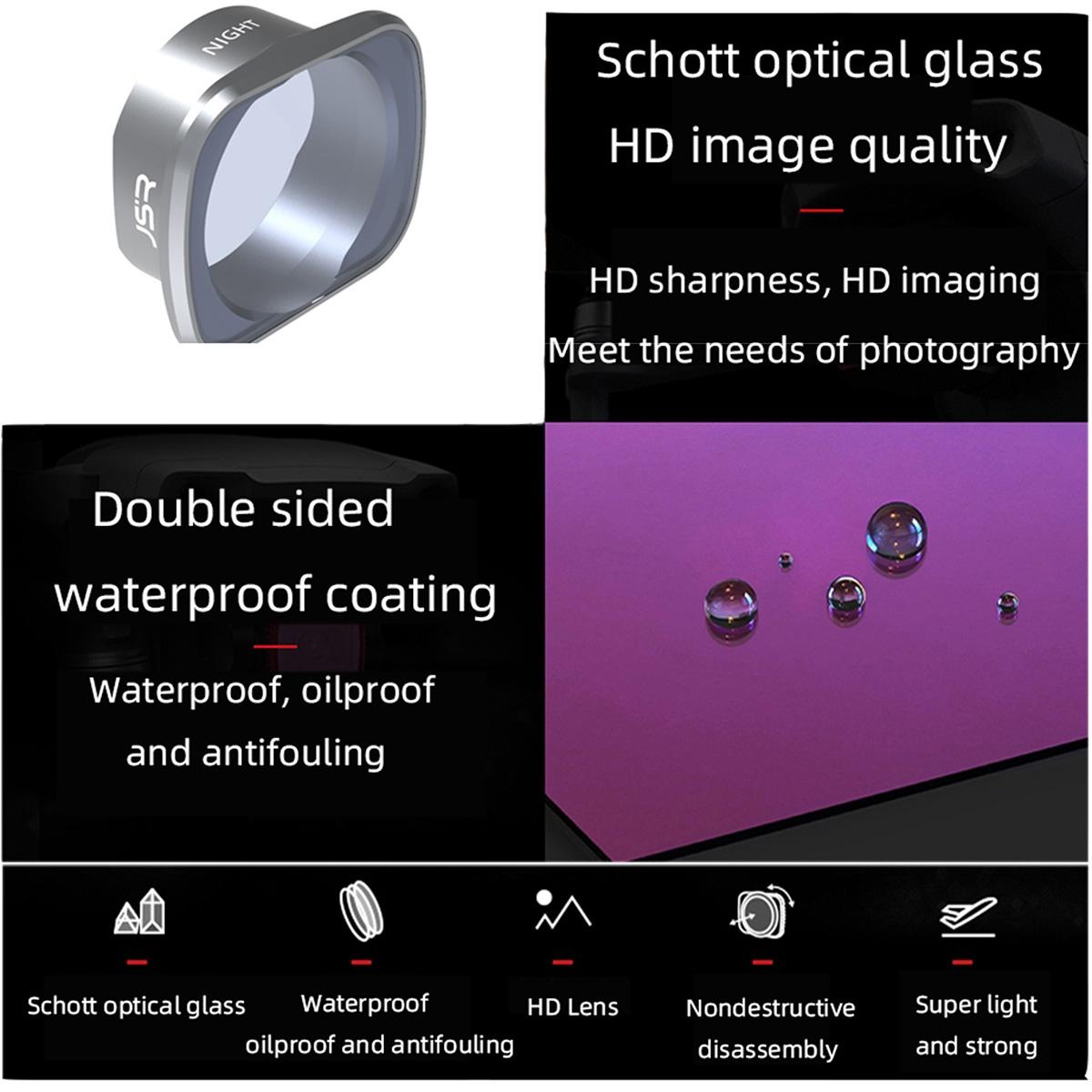 Lightweight Aluminum Alloy Frame for Dji Fpv Lens Filter