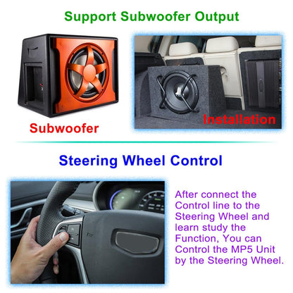 9 Inch Android 8.1 Car Radio Mp5 Player - Fm Bluetooth Gps Tf Card