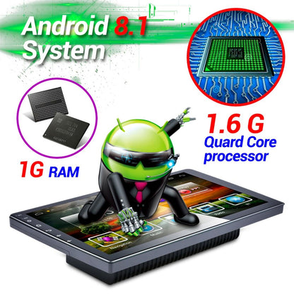 9 Inch Android 8.1 Car Radio Mp5 Player - Fm Bluetooth Gps Tf Card