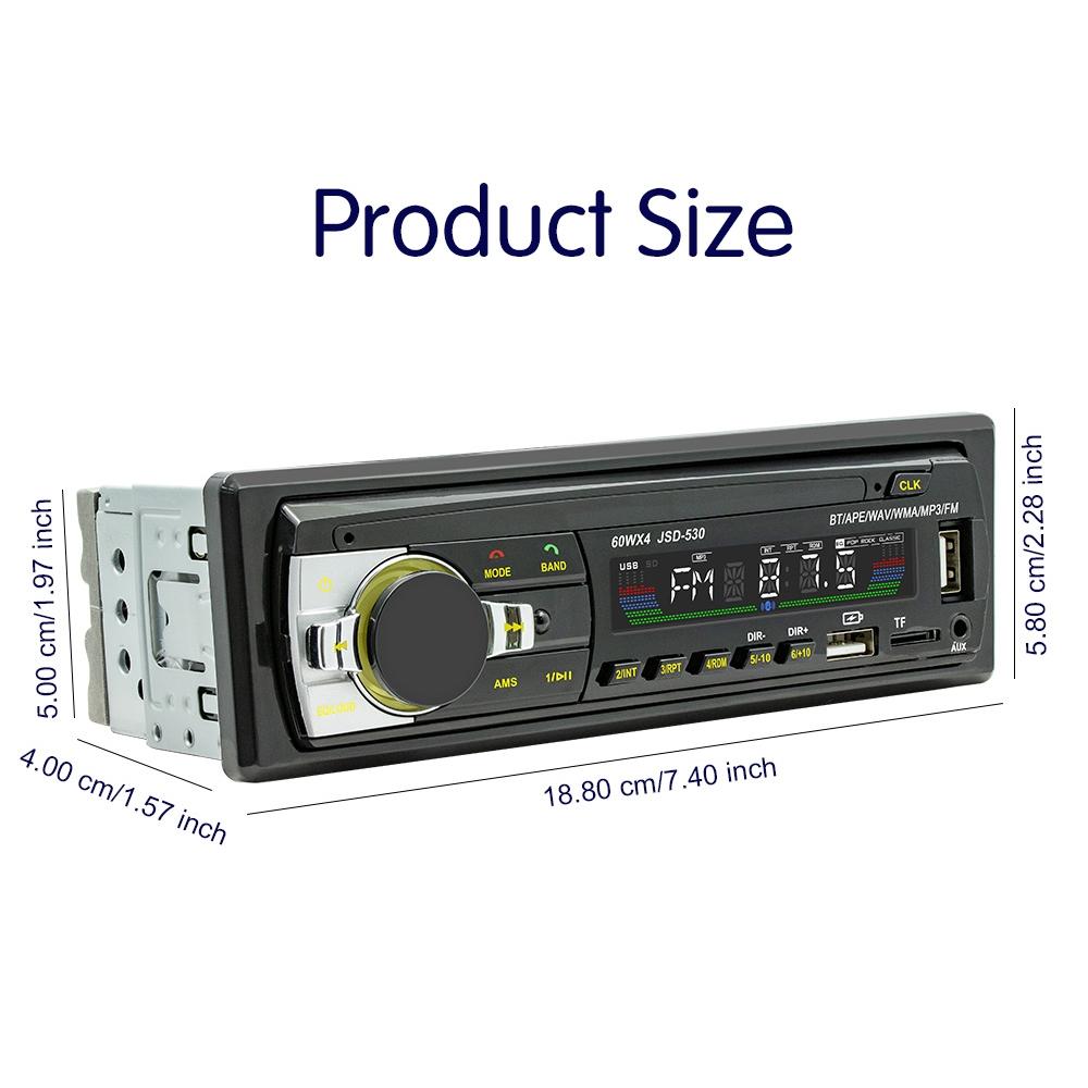 Bluetooth 5.0 Car Mp3 Player With Fm & Voice Assistant