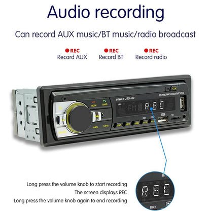Bluetooth 5.0 Car Mp3 Player With Fm & Voice Assistant