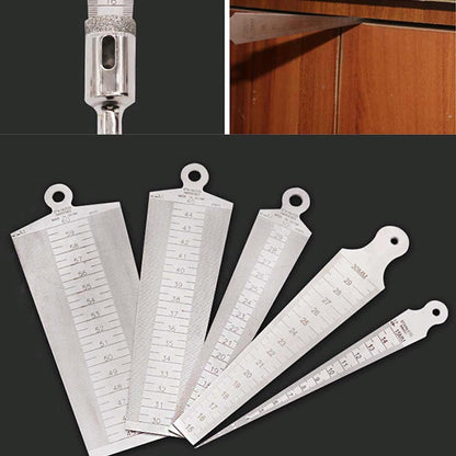 Stainless Steel Taper Gauge for Gap Measurement 1-15mm