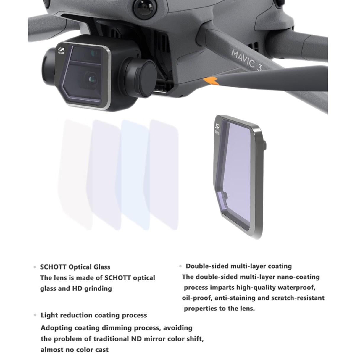 3-in-1 Lens Filter for Dji Mavic 3 Drone