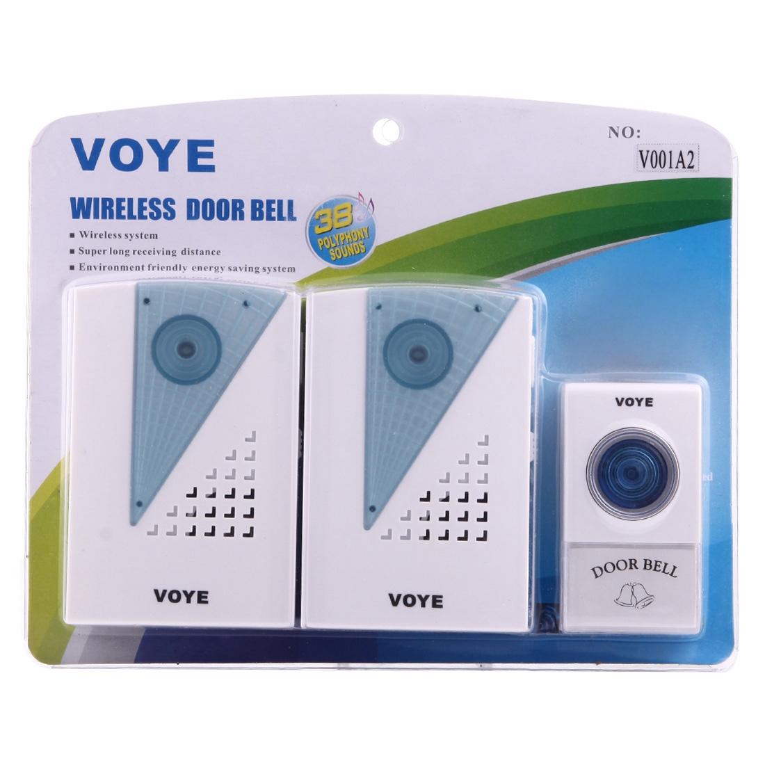 Smart Wireless Doorbell With Dual Receiver 120M Range