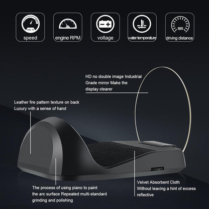 Universal Car Obd2 Hud 2.6 Inch Vehicle Head Up Display