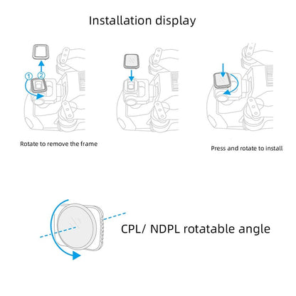 Nd32 Pl Lens Filter for Dji Mavic Air 2 Drone