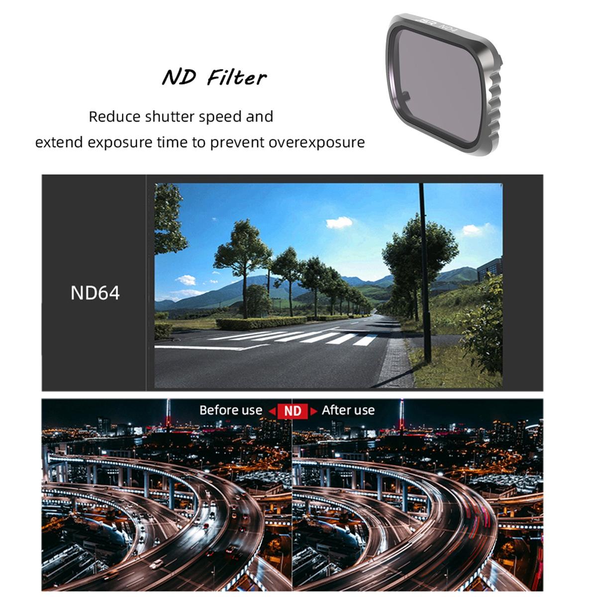4-in-1 Aluminum Lens Filter for Dji Air 2s